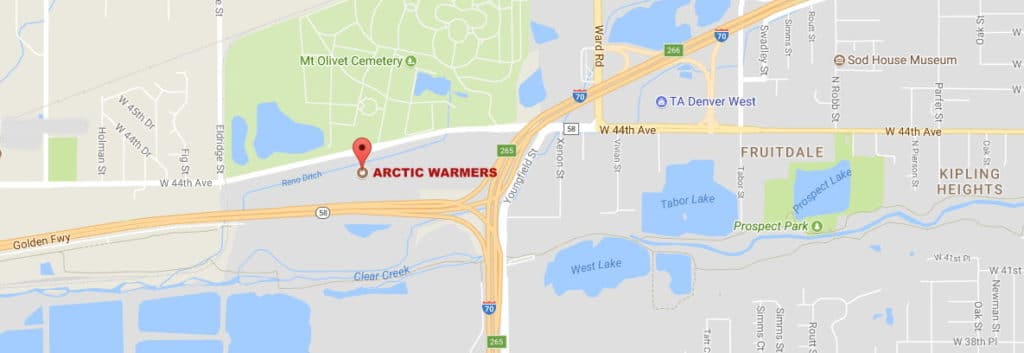 Arctic Warmers Map