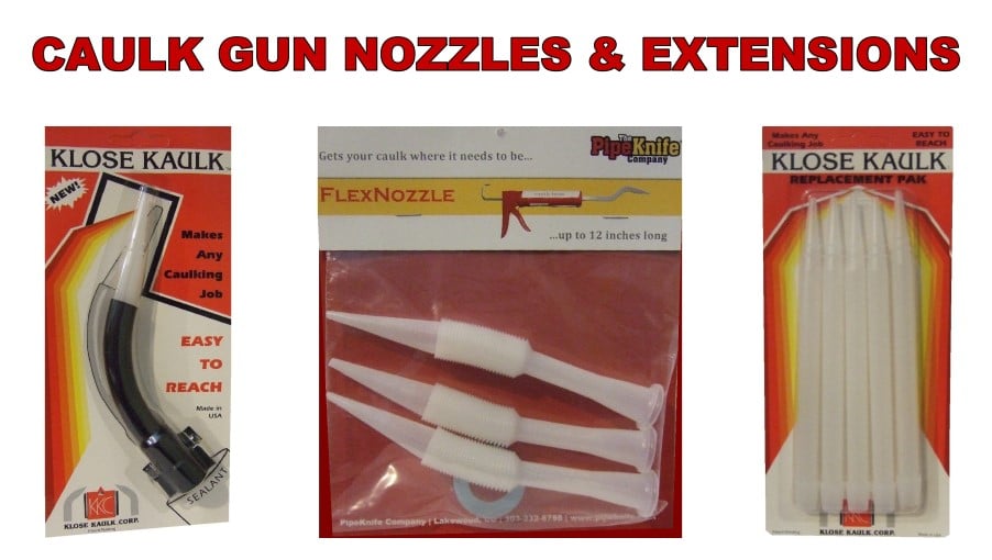 caulk gun nozzles extensions