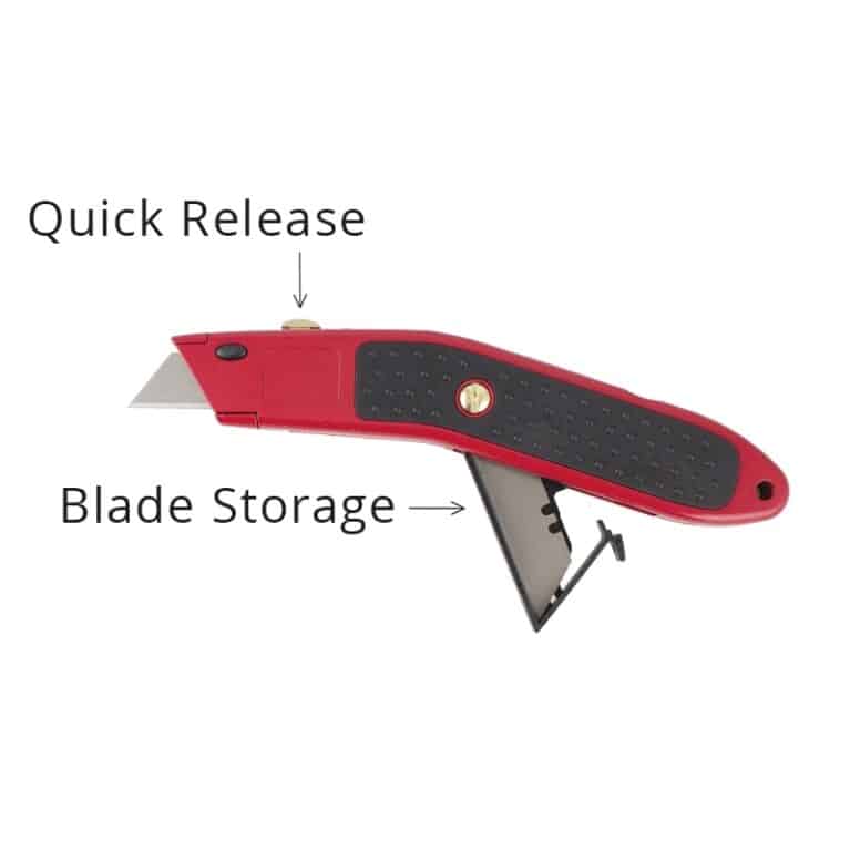 big red utility knife blades